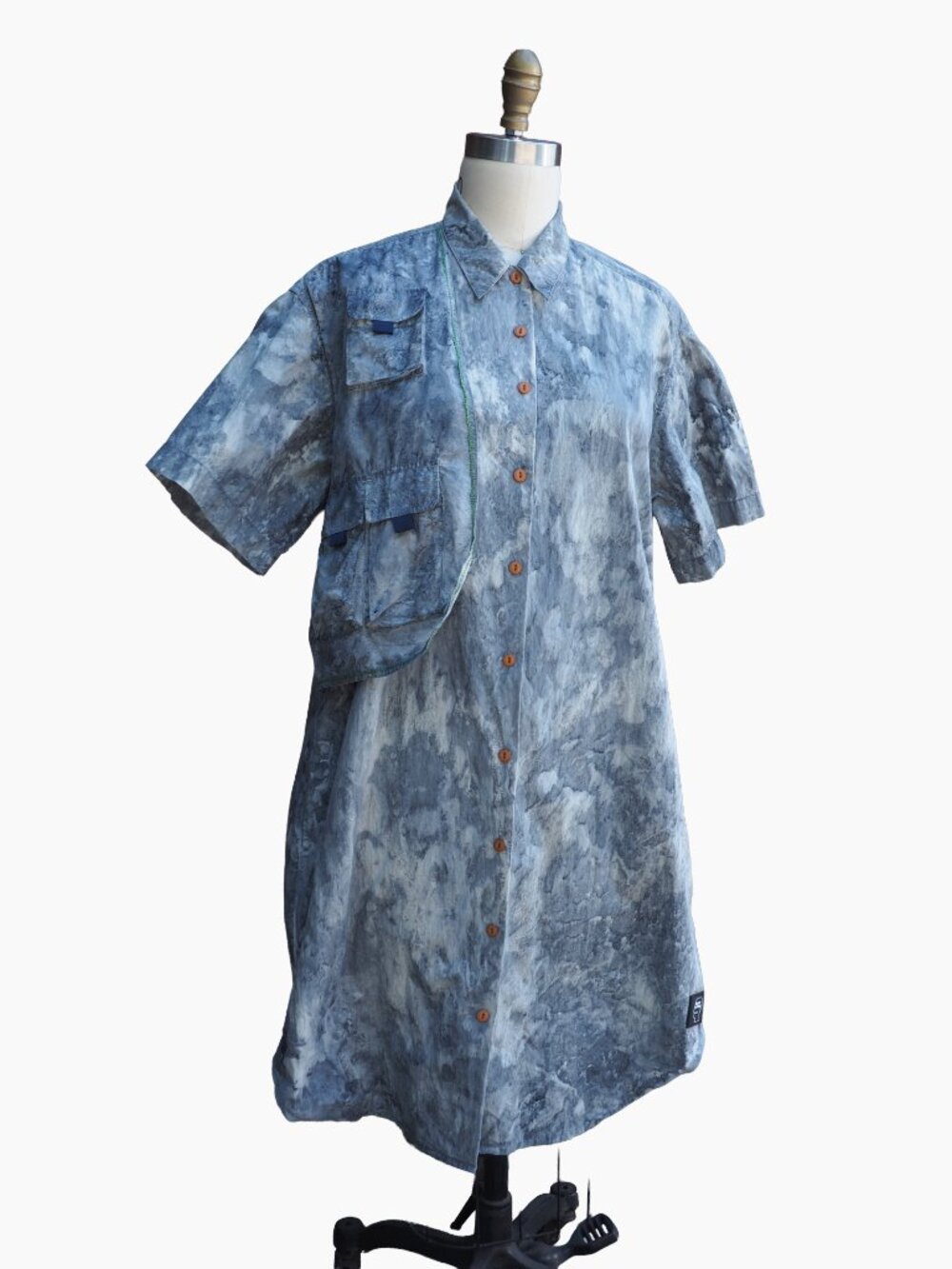 Brain Dead Marble Dye Dress